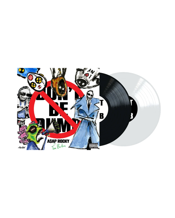 A$AP Rocky - Don't Be Dumb 2-LP Explicit - White & Black Colored Vinyl