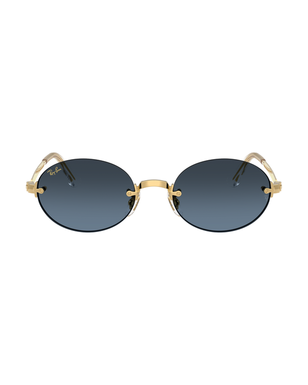 RAY-BAN X A$AP ROCKY RIMLESS OVAL BLUE GRADIENT DARK GREY