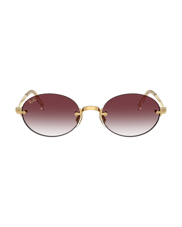 RAY-BAN X A$AP ROCKY RIMLESS OVAL CLEAR GRADIENT DARK VIOLE