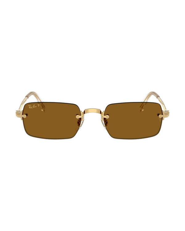 RAY-BAN X A$AP ROCKY RIMLESS PILLOW DARK BROWN POLAR