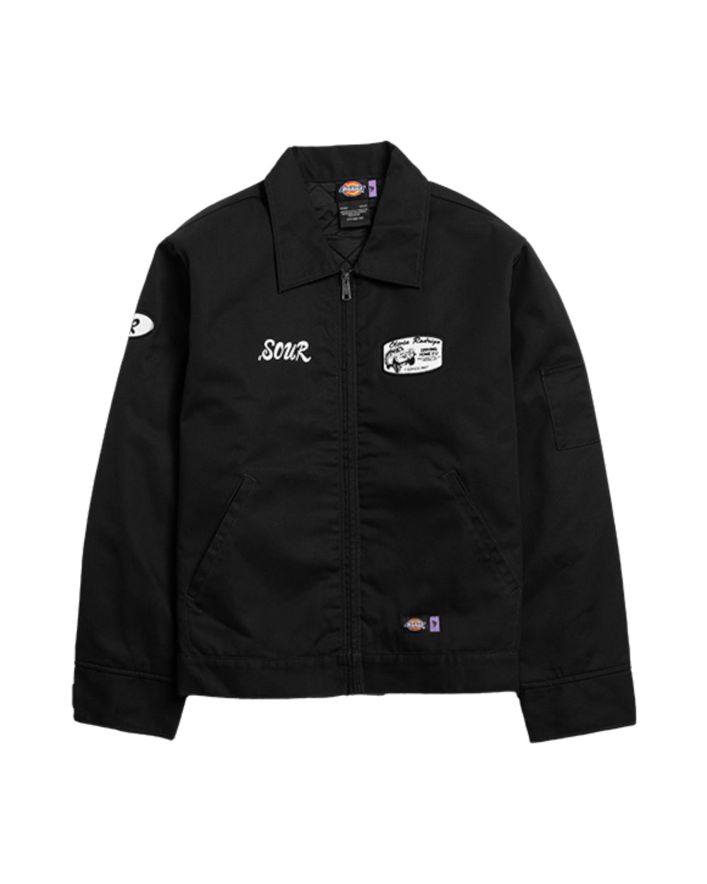 SOUR work jacket in black