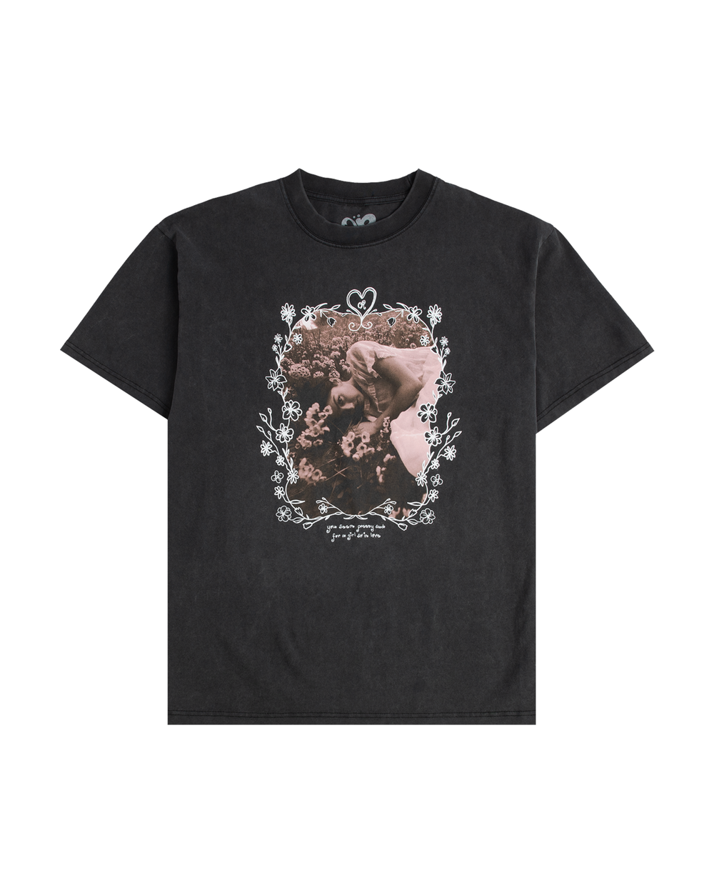 floral photo t-shirt